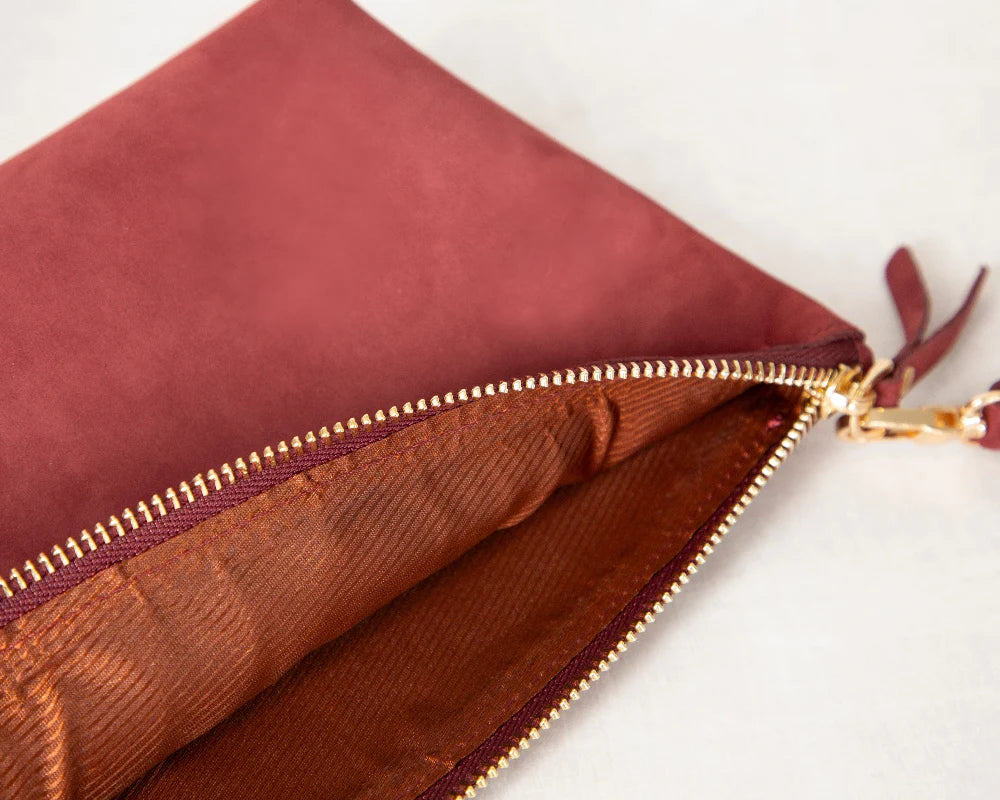 Luna Leather Makeup Bag
