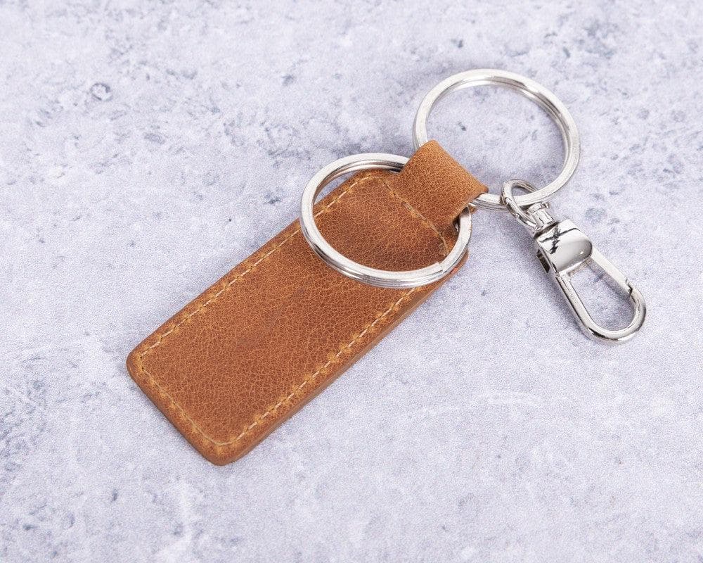 Mina Keyring Schlüsselanhänger aus Leder aus echtem Leder