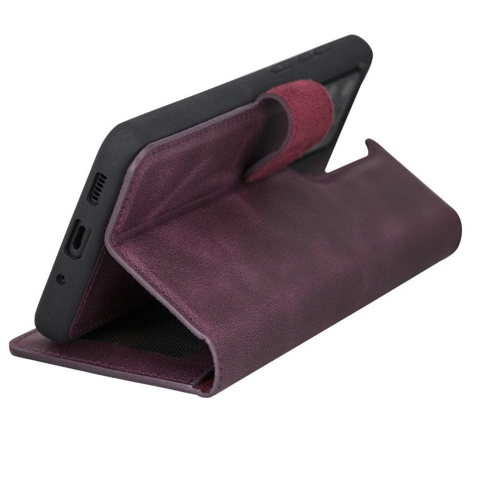Magic Abnehmbar Leder Wallet Case für Samsung Galaxy S20 Ultra aus echtem Leder