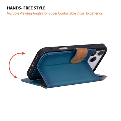 Magic iPhone 18 Pro Max / 17 Pro Max Leather Detachable Wallet Case