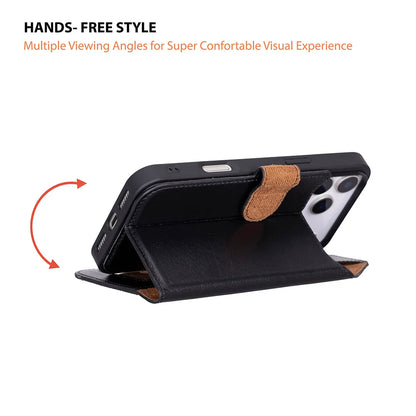 Magic iPhone 18 Pro Max / 17 Pro Max Leather Detachable Wallet Case