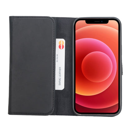 Santa iPhone 12 Pro Leather Detachable Wallet Case