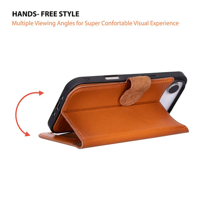 Magic iPhone 17 Air Detachable Leather Wallet Case