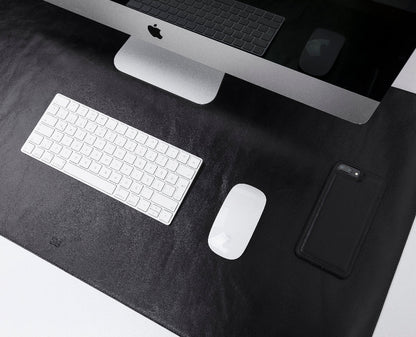 Axion Lined Leather Desk Mat Large Size