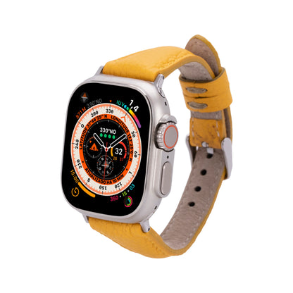 Schmal Lederarmband für Apple Watch aus echtem Leder