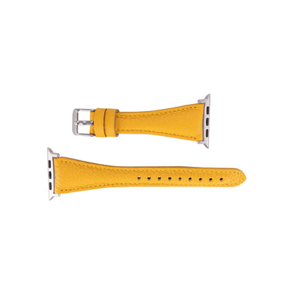 Schmal Lederarmband für Apple Watch aus echtem Leder