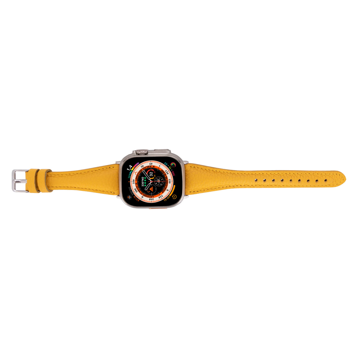 Schmal Lederarmband für Apple Watch aus echtem Leder