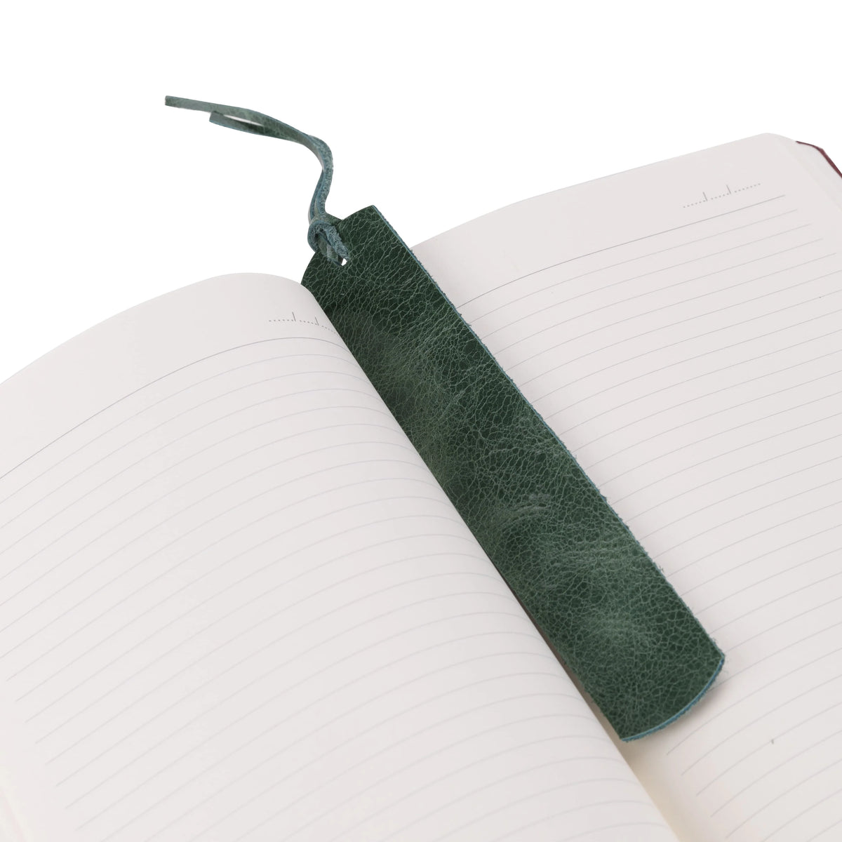 Markora Bookmark aus echtem Leder aus echtem Leder in Blau