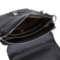 Bouletta 11'' Scorpi Leather Man Hand Bag Black