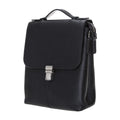 Bouletta 11'' Scorpi Leather Man Hand Bag Black