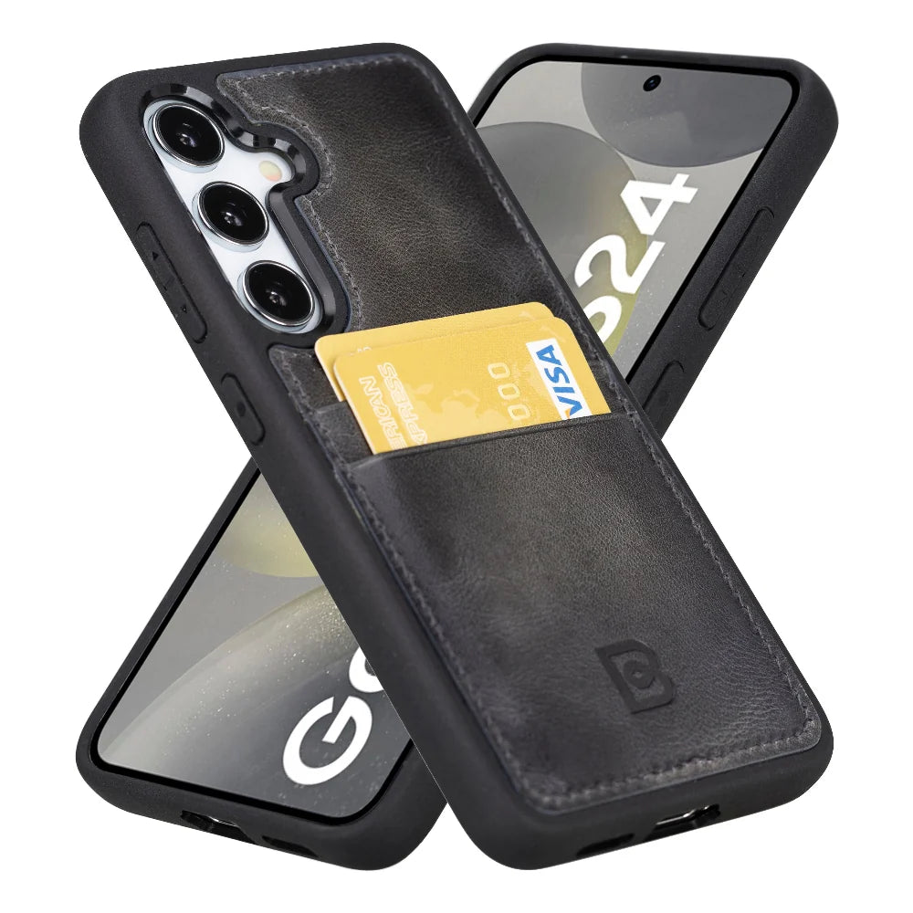Bouletta Samsung Galaxy S24 Series Leather Case with Card Holder - FXCP