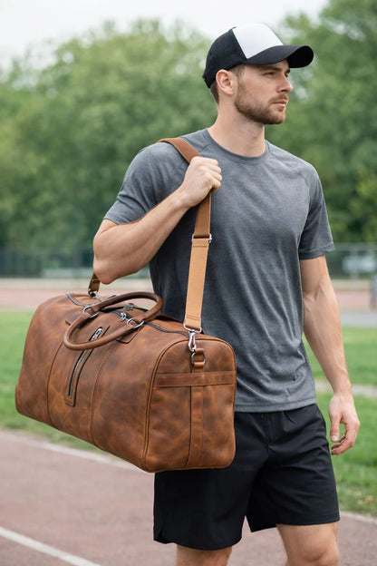 Dolly Wochenend Duffle Weekender aus echtem Leder aus echtem Leder