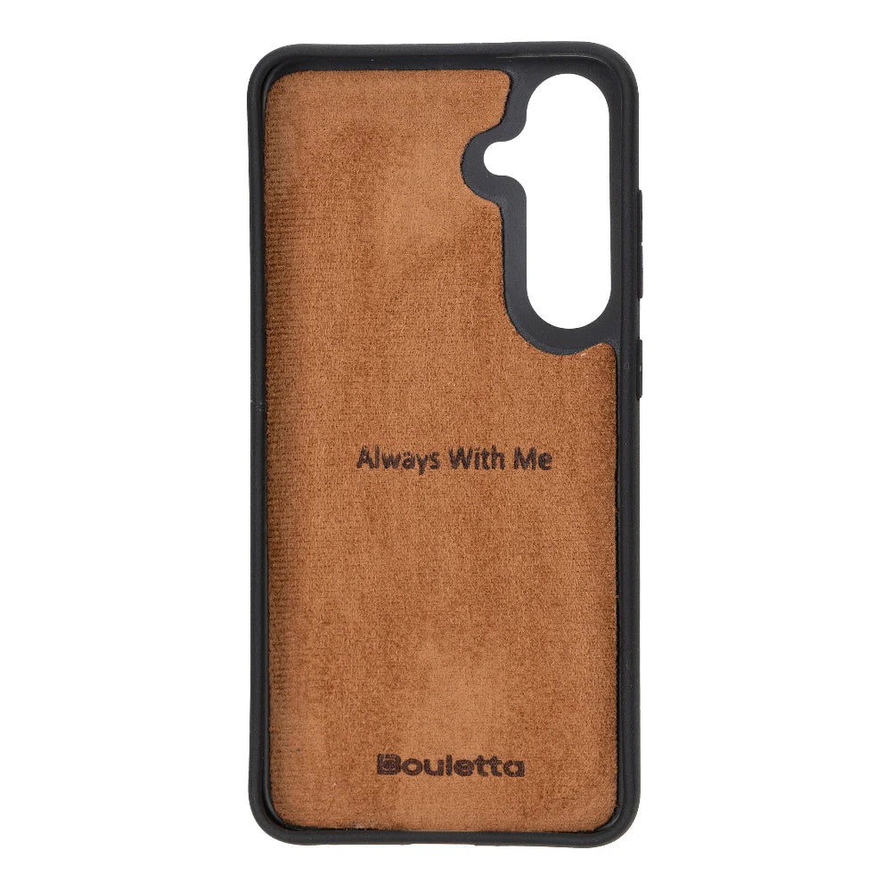 Flex Cover Leather Samsung Galaxy S24 Case with Card Holder