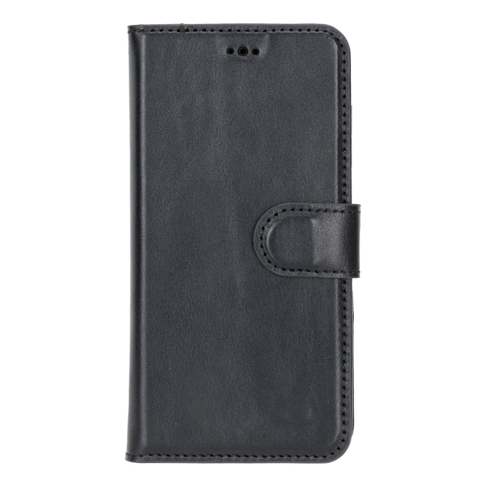 Magic Abnehmbar Leder Wallet Case für Samsung Galaxy S25 aus echtem Leder