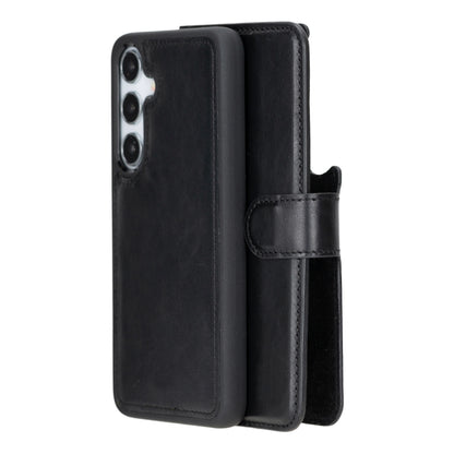Magic Abnehmbar Leder Wallet Case für Samsung Galaxy S24 Plus aus echtem Leder