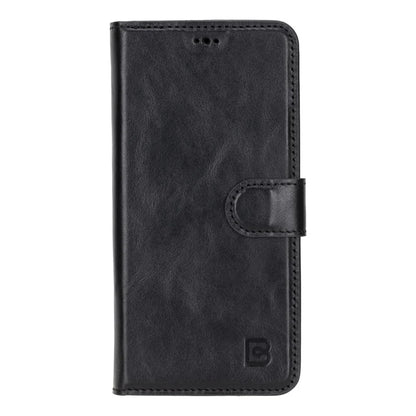 Magic Abnehmbar Leder Wallet Case für Samsung Galaxy S25 Plus aus echtem Leder