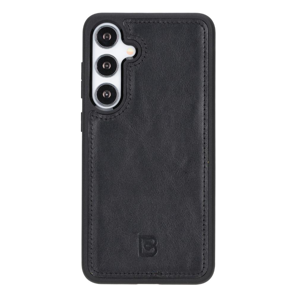 Magic Abnehmbar Leder Wallet Case für Samsung Galaxy S25 Plus aus echtem Leder