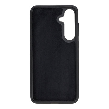 Magic Abnehmbar Leder Wallet Case für Samsung Galaxy S24 aus echtem Leder