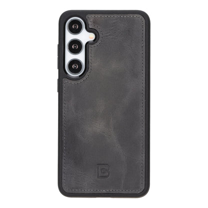 Magic Abnehmbar Leder Wallet Case für Samsung Galaxy S24 Plus aus echtem Leder
