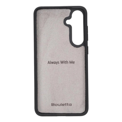 Magic Abnehmbar Leder Wallet Case für Samsung Galaxy S25 aus echtem Leder