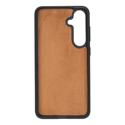 Magic Abnehmbar Leder Wallet Case für Samsung Galaxy S24 Plus aus echtem Leder
