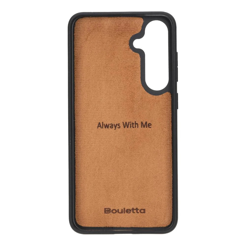 Magic Abnehmbar Leder Wallet Case für Samsung Galaxy S25 aus echtem Leder
