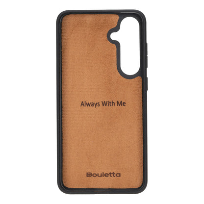 Magic Abnehmbar Leder Wallet Case für Samsung Galaxy S24 Plus aus echtem Leder