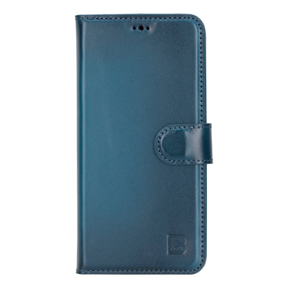Magic Abnehmbar Leder Wallet Case für Samsung Galaxy S24 aus echtem Leder