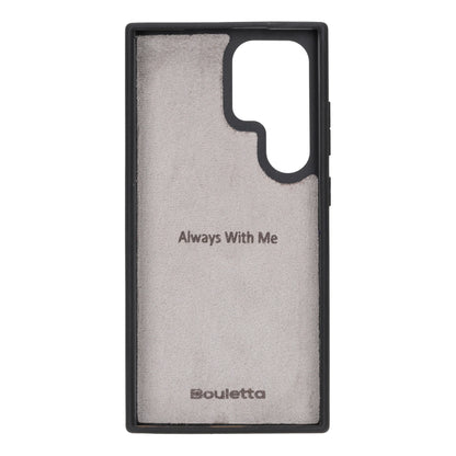 Magic Abnehmbar Leder Wallet Case für Samsung Galaxy S24 Ultra aus echtem Leder