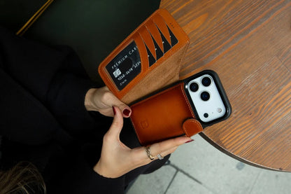 Magic iPhone 18 Pro Max / 17 Pro Max Detachable Leather Wallet Case