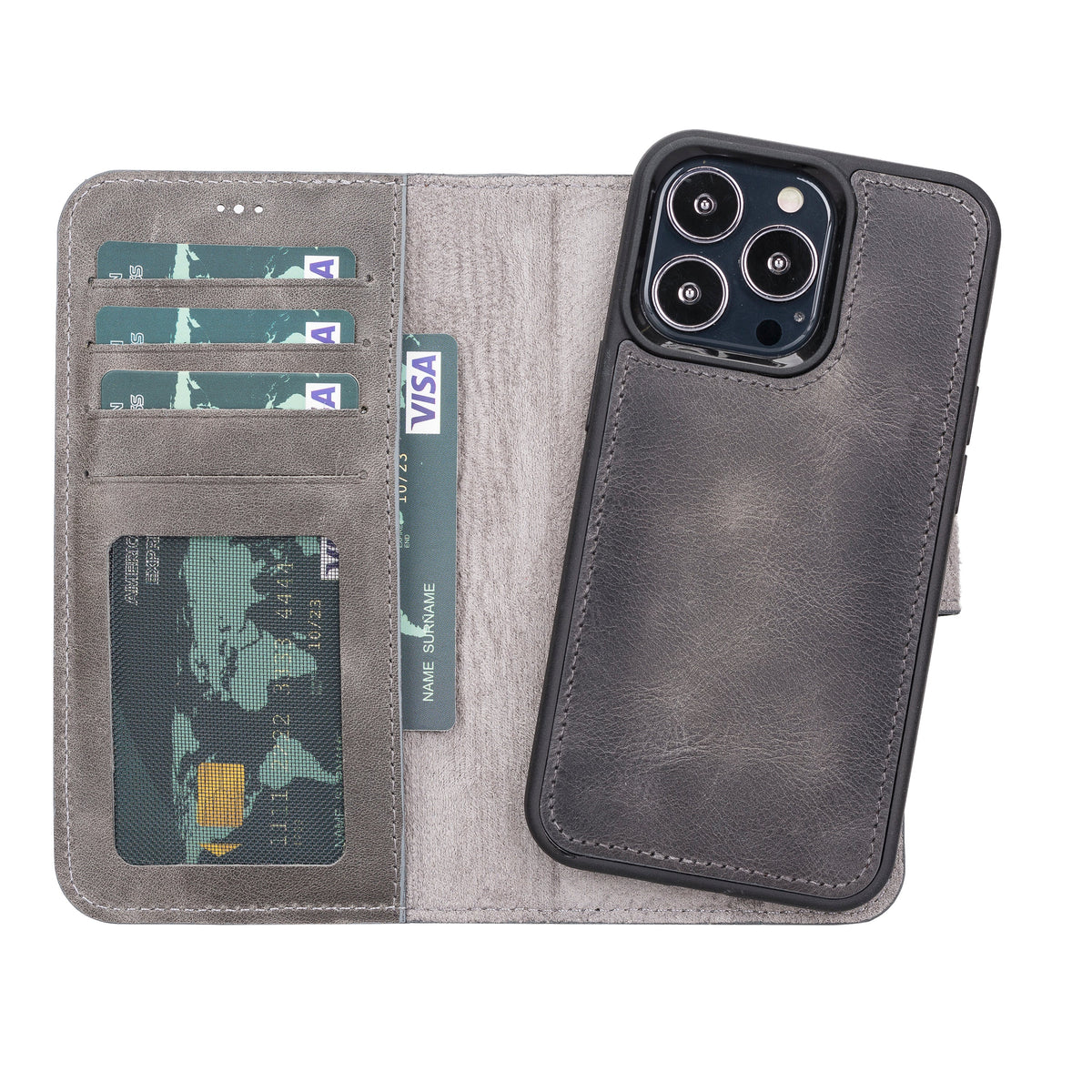 Apple iPhone 13 Series Detachable Leather Case RFID/ MWW iPhone 13 6.1" / RST2EF