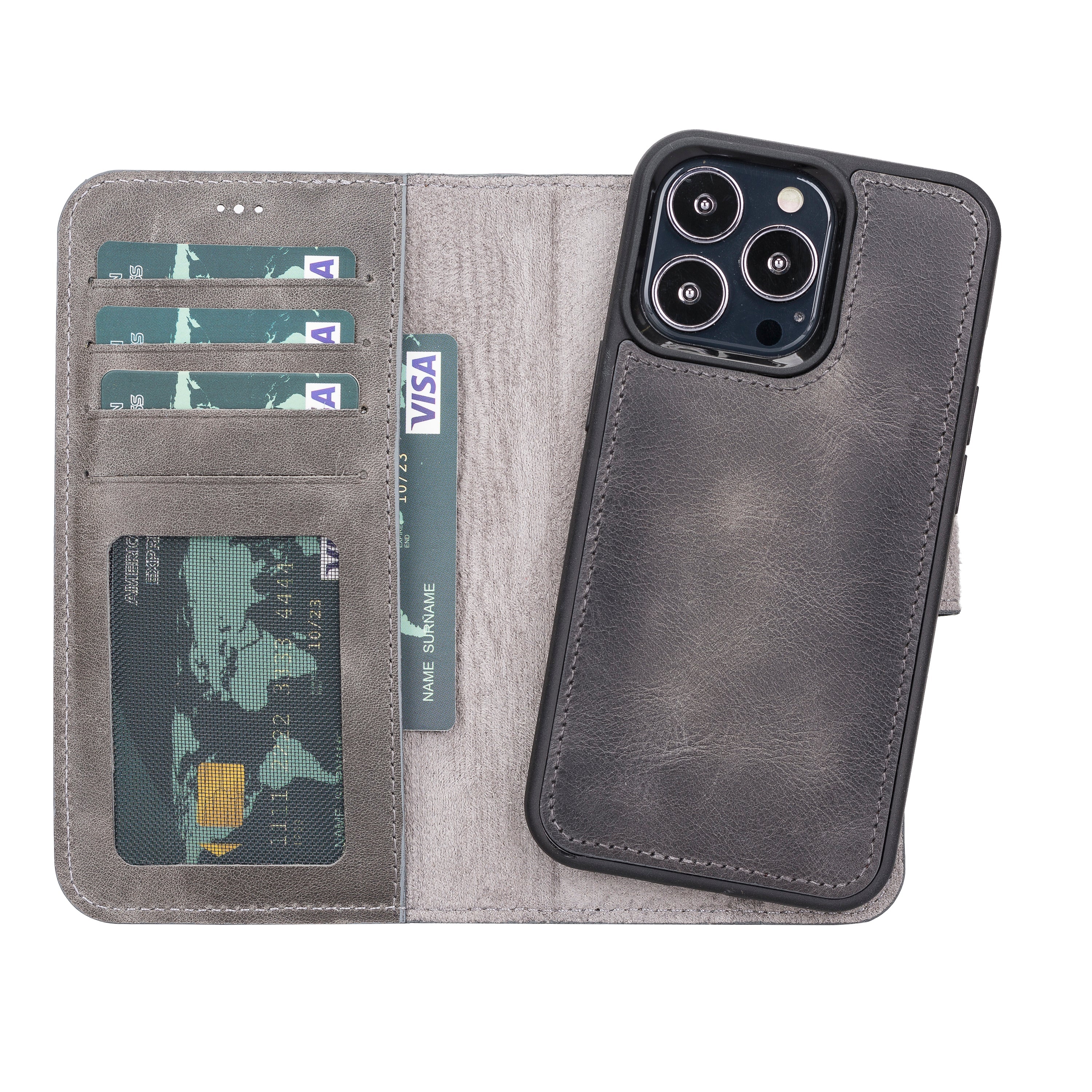 Apple iPhone 13 Series Detachable Leather Case RFID/ MWW iPhone 13 6.1" / RST2EF