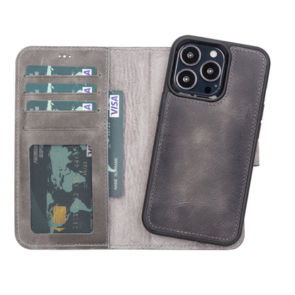 Apple iPhone 13 Series Detachable Leather Case RFID/ MWW iPhone 13 6.1" / RST2EF