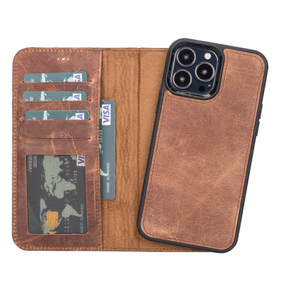 Apple iPhone 13 Series Detachable Leather Case RFID/ MWW iPhone 13 6.1" / RST2EF