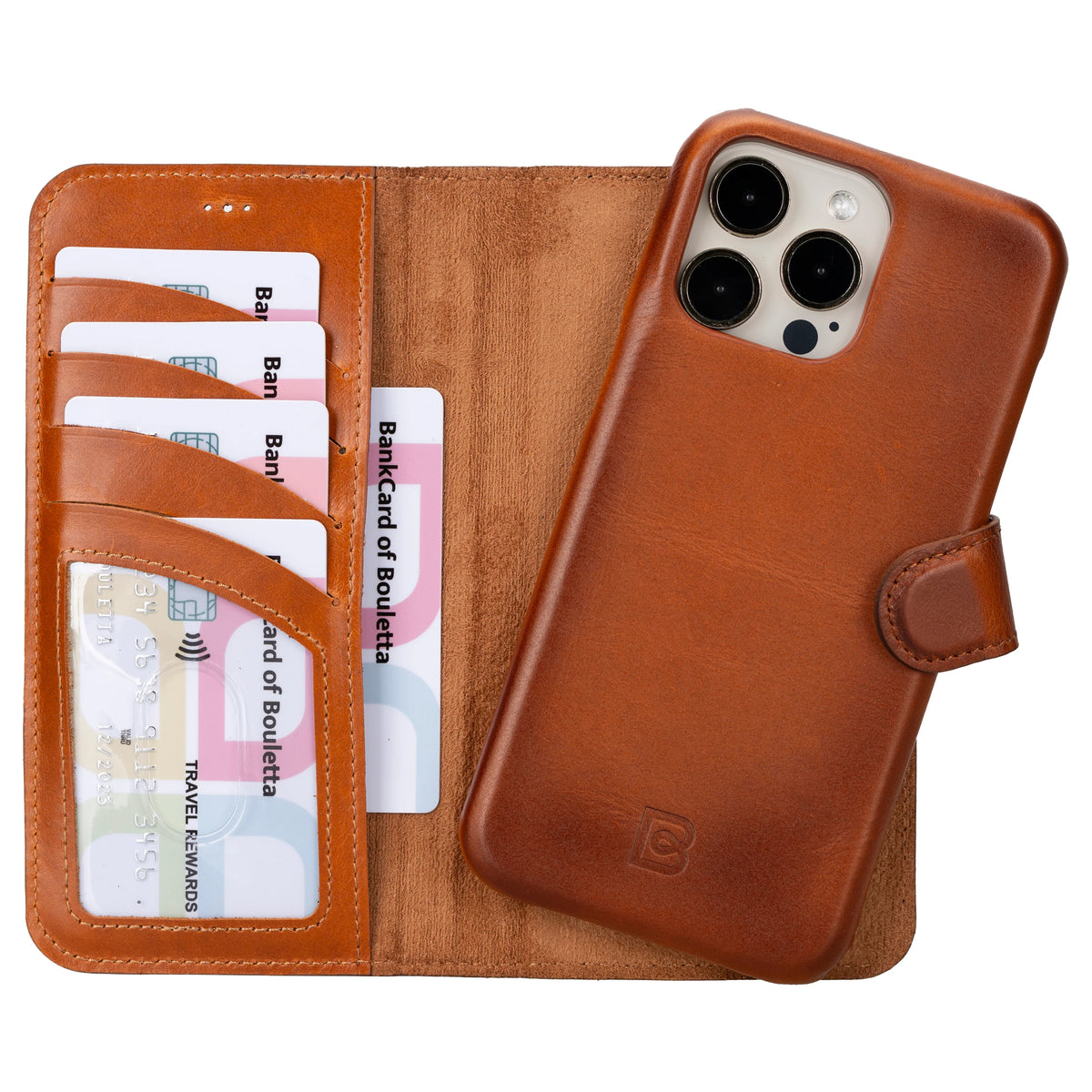 F360 Magic Leather iPhone 16 Pro Detachable Wallet Case