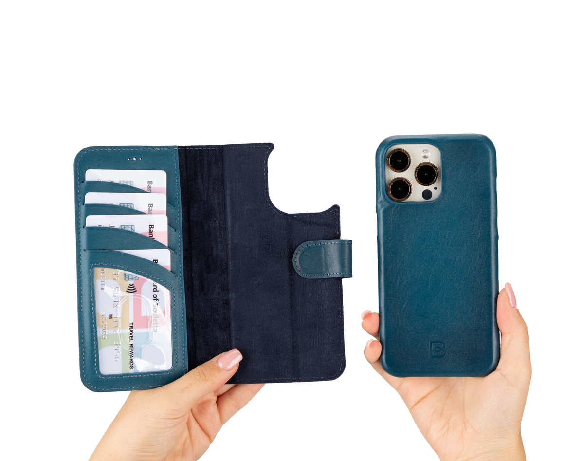 F360 Magic Leather iPhone 16 Pro Detachable Wallet Case