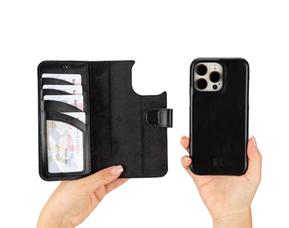 F360 Magic Leather iPhone 16 Pro Max Detachable Wallet Case