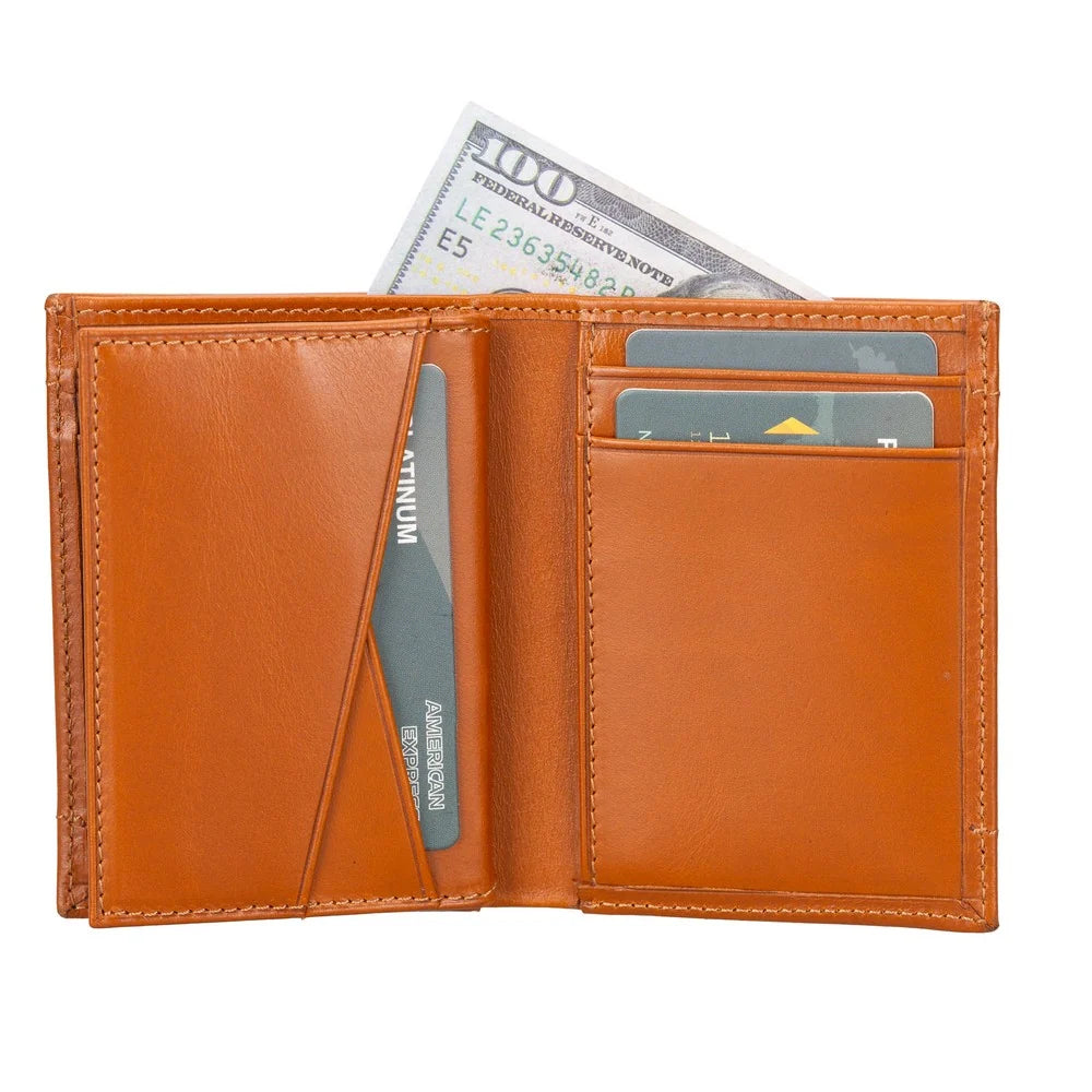 Airmaka Leather Card Holder With Airtag Slot