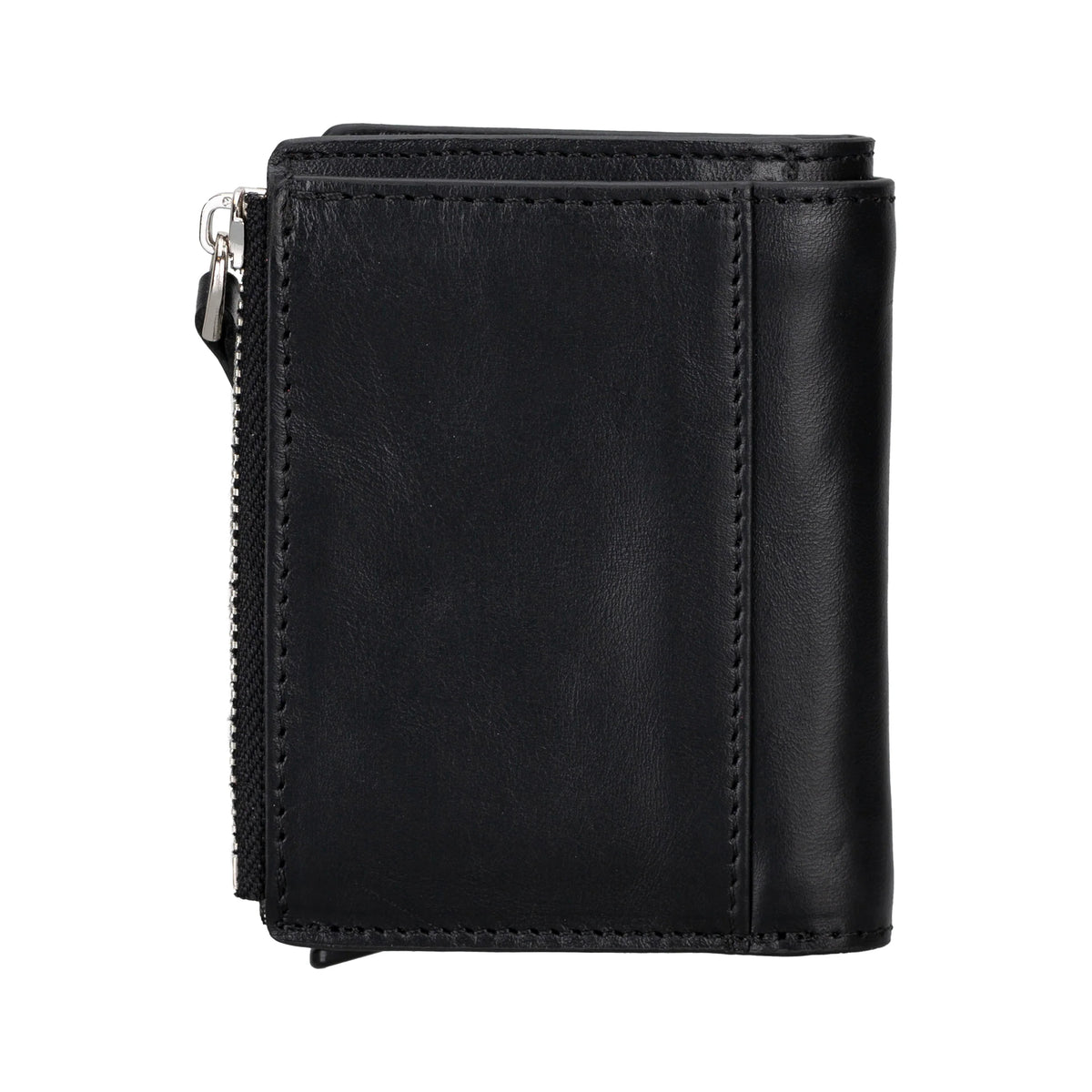 Leather Zip Mechanical Card Holder