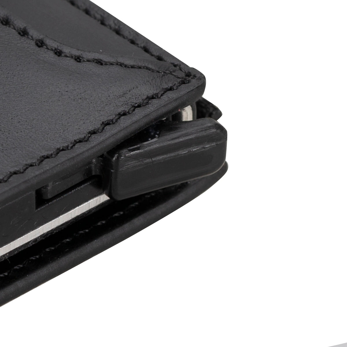 Leather Zip Mechanical Card Holder