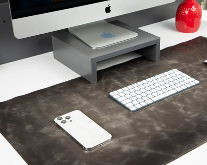 Axion Lined Leather Desk Mat Large Size
