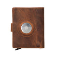 Palertag Leather Mechanical Card Holder Bouletta