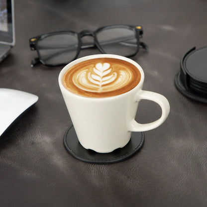 Lavion Leather Cup Coaster Set