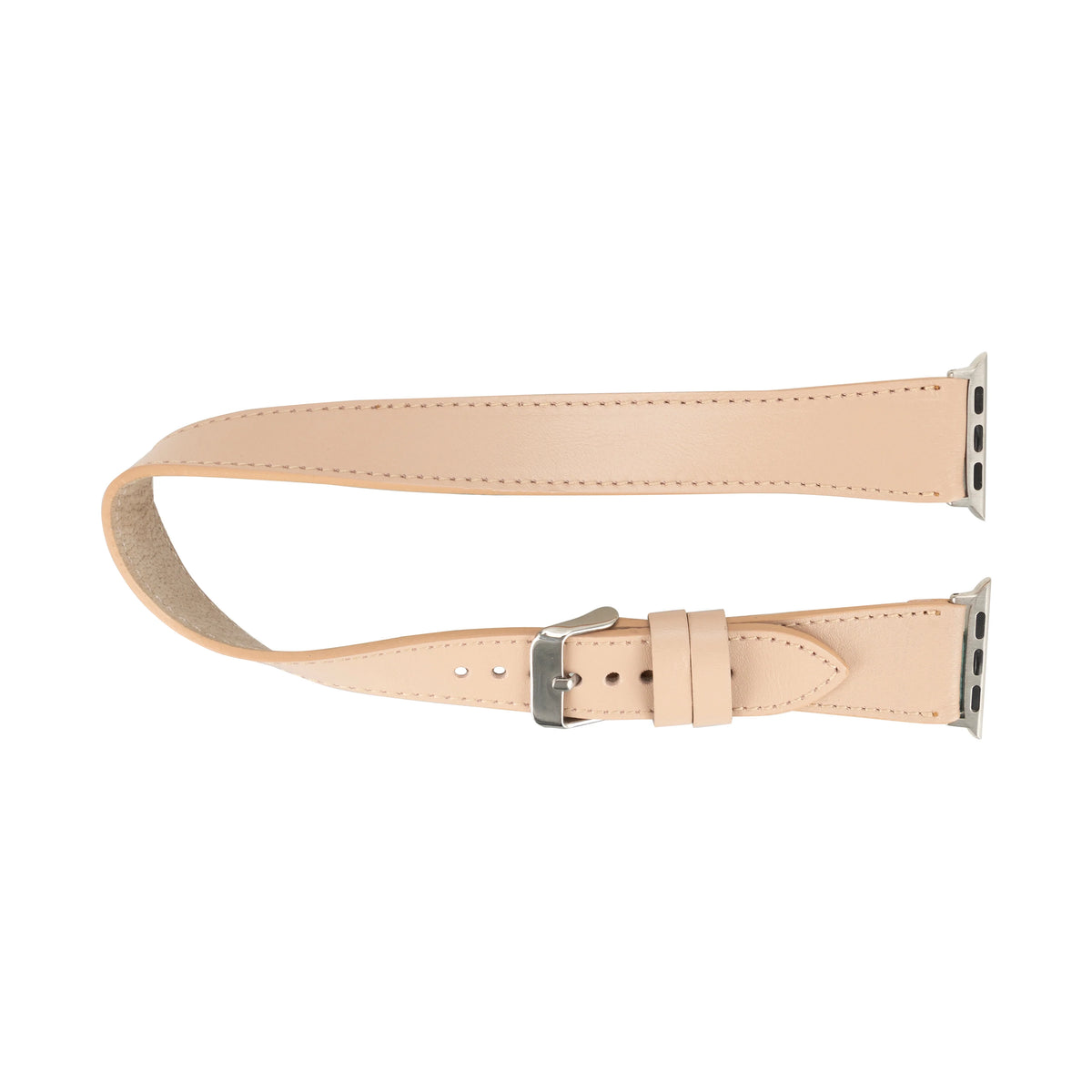 Doppel-Tour Lederarmband für Apple Watch aus echtem Leder