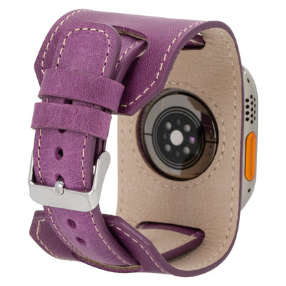 Cuff Lederarmband für Apple Watch aus echtem Leder