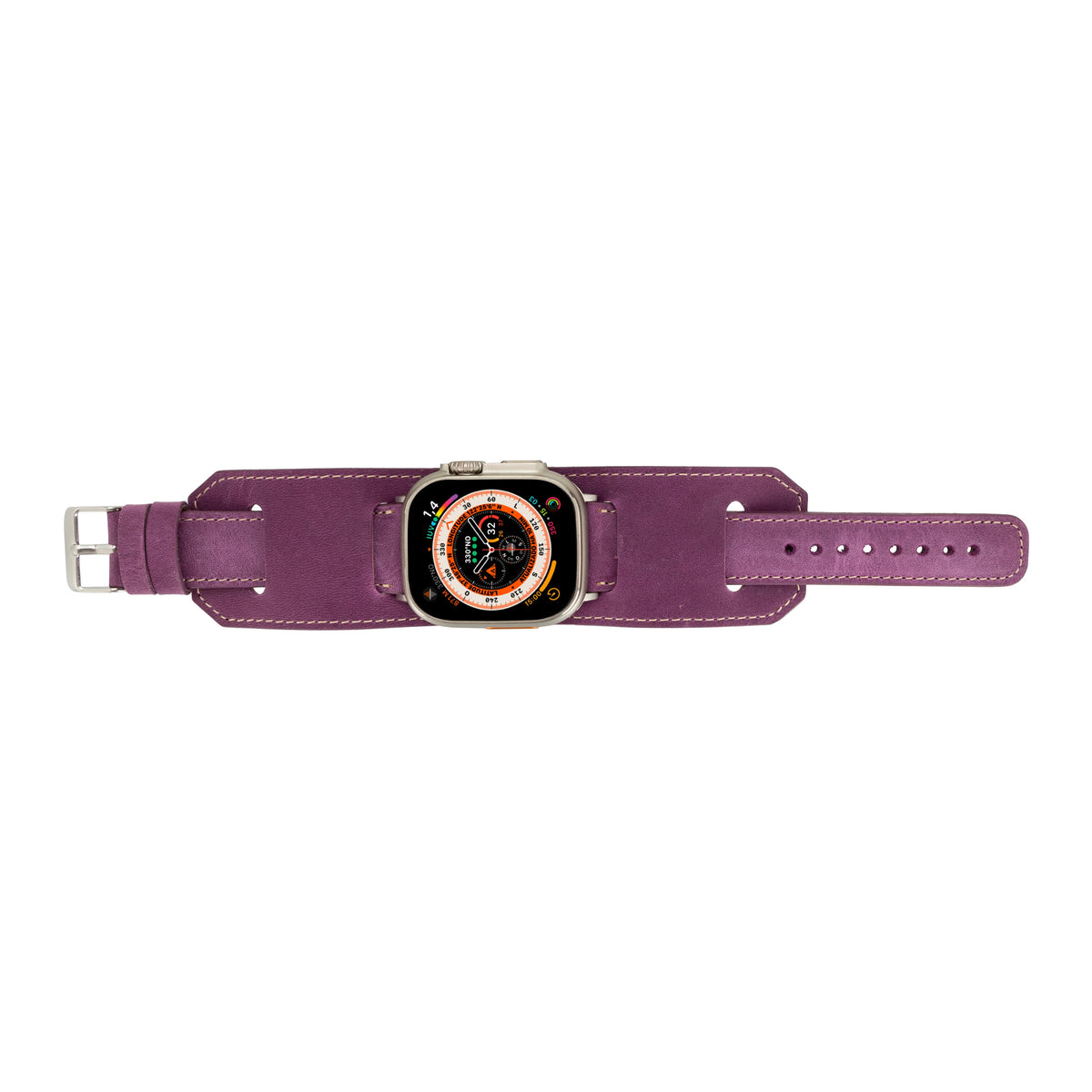 Cuff Lederarmband für Apple Watch aus echtem Leder