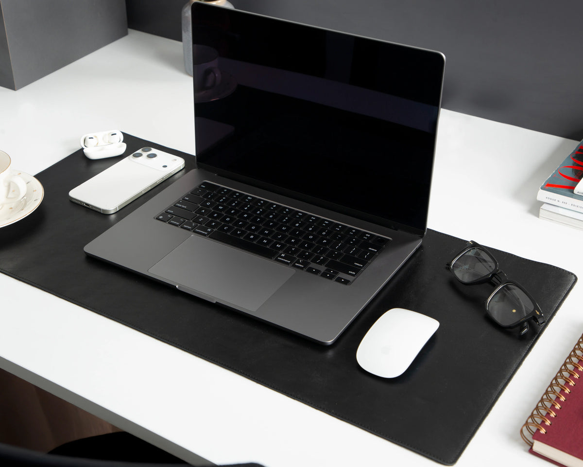 Single Layer Leather Desk Mat Small Size