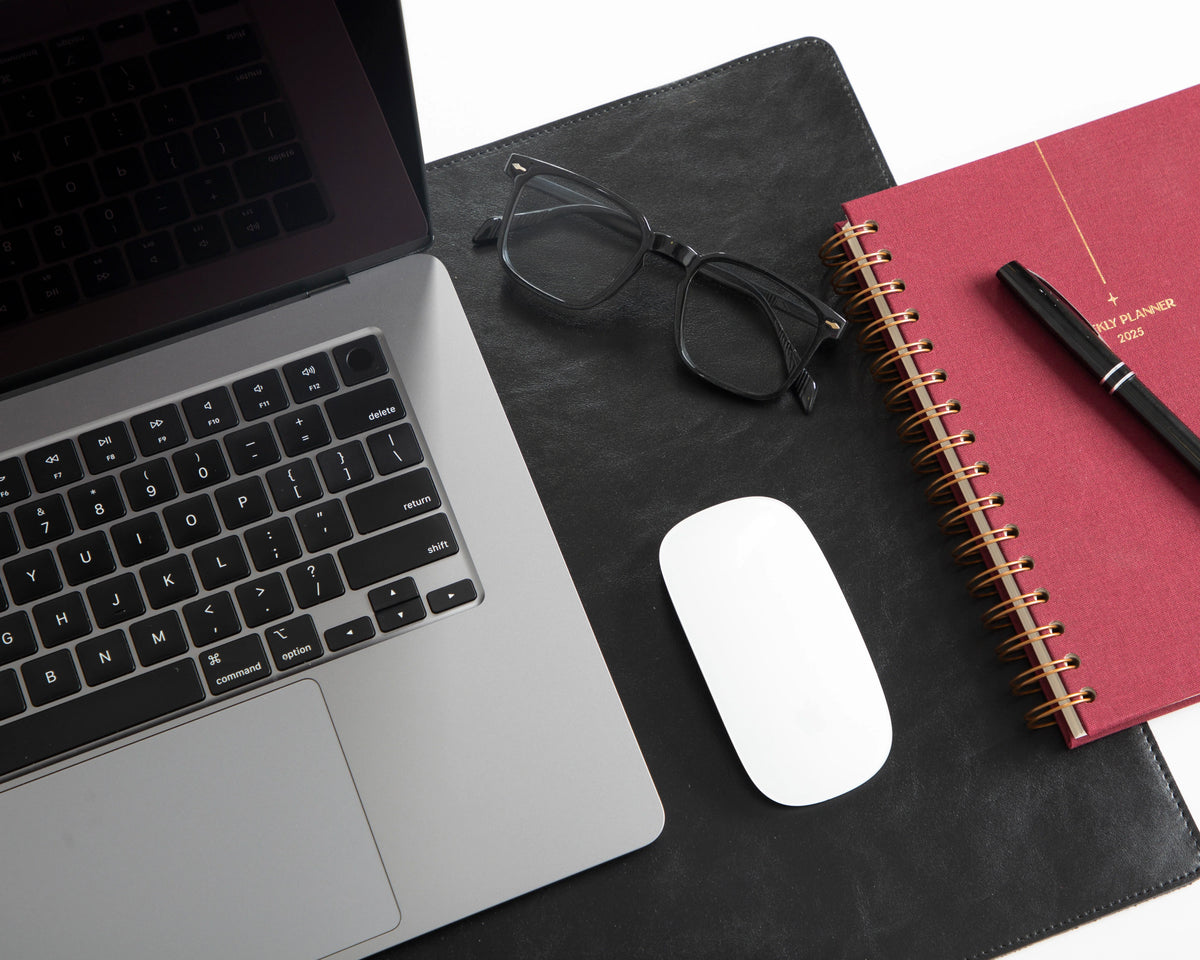 Single Layer Leather Desk Mat Small Size