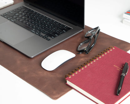 Single Layer Leather Desk Mat Small Size
