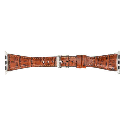 Schmal Lederarmband für Apple Watch aus echtem Leder